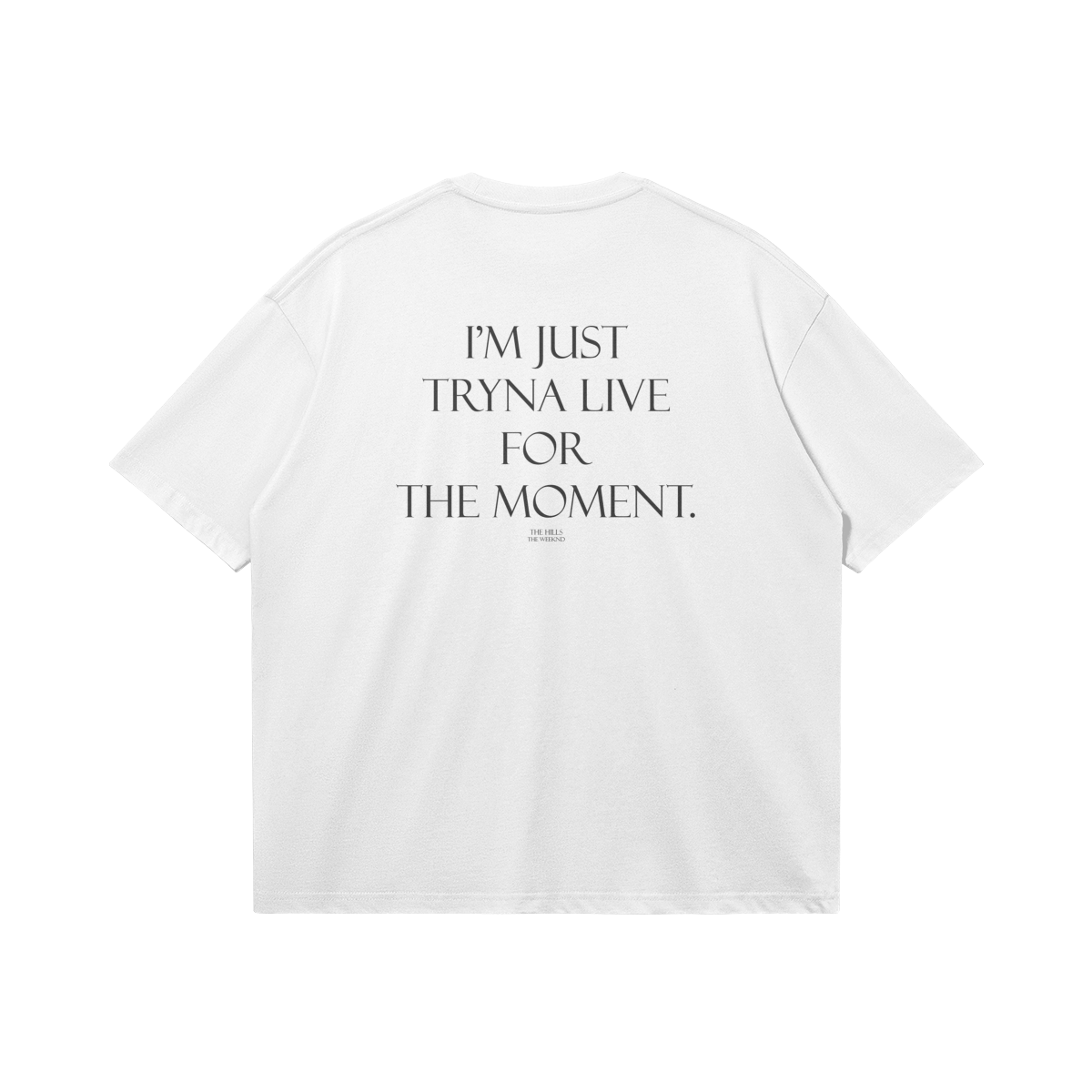 The Weeknd "for the moment" t-shirt