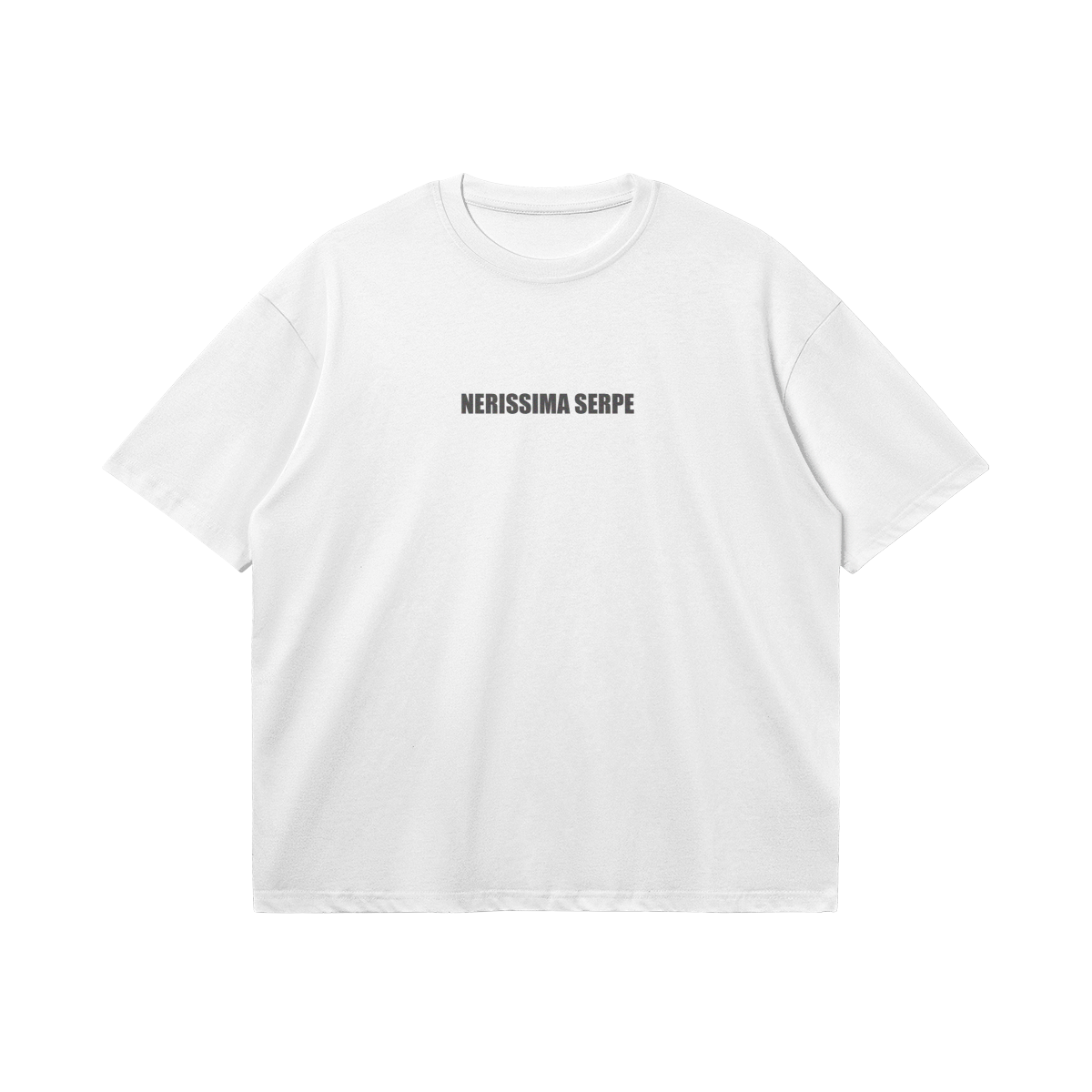 Nerissima Serpe graphic tee "MONTE FUJI" white