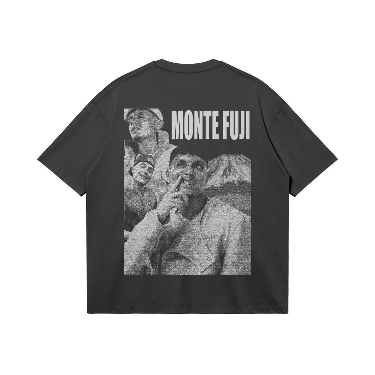Nerissima Serpe graphic tee "MONTE FUJI" black