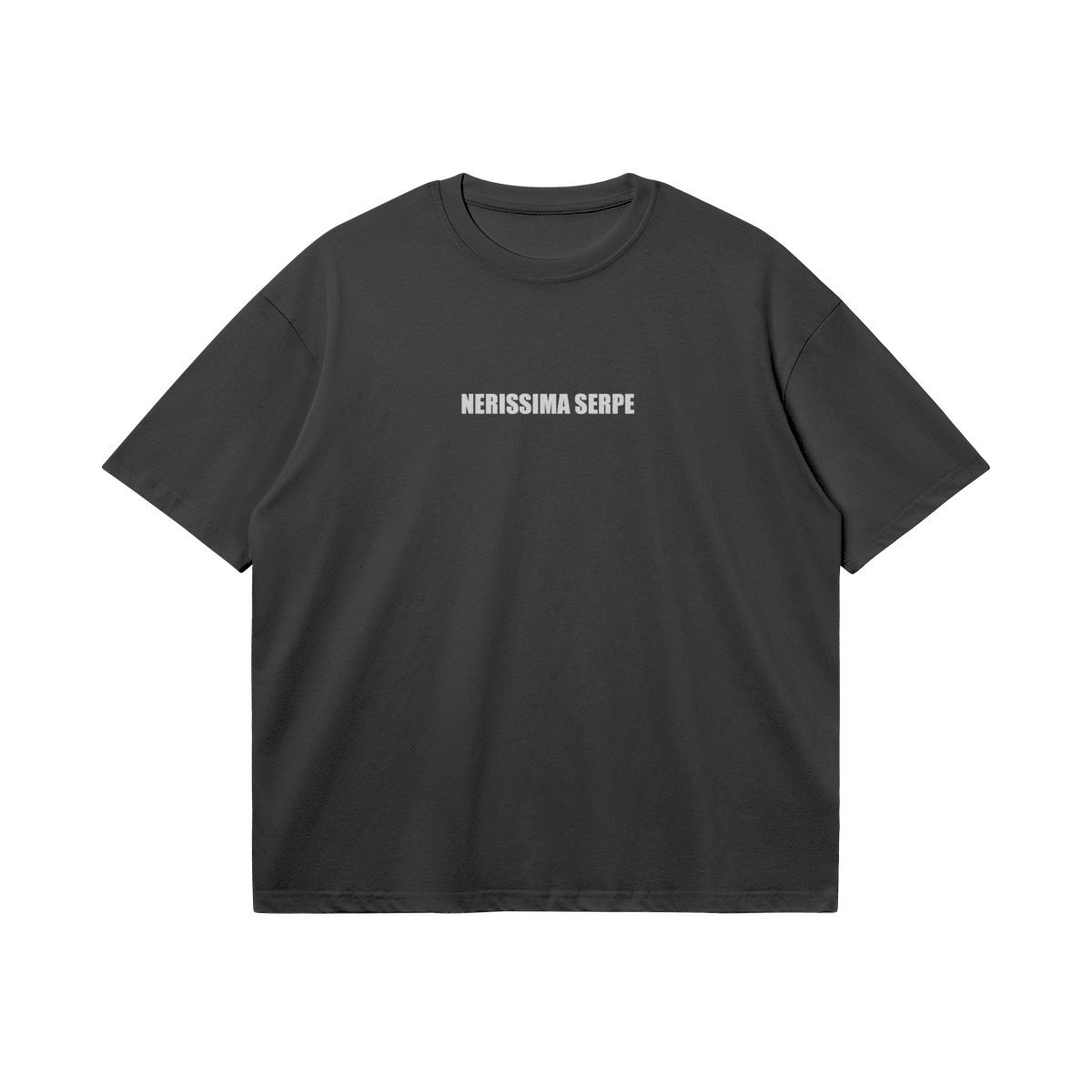 Nerissima Serpe graphic tee "MONTE FUJI" black
