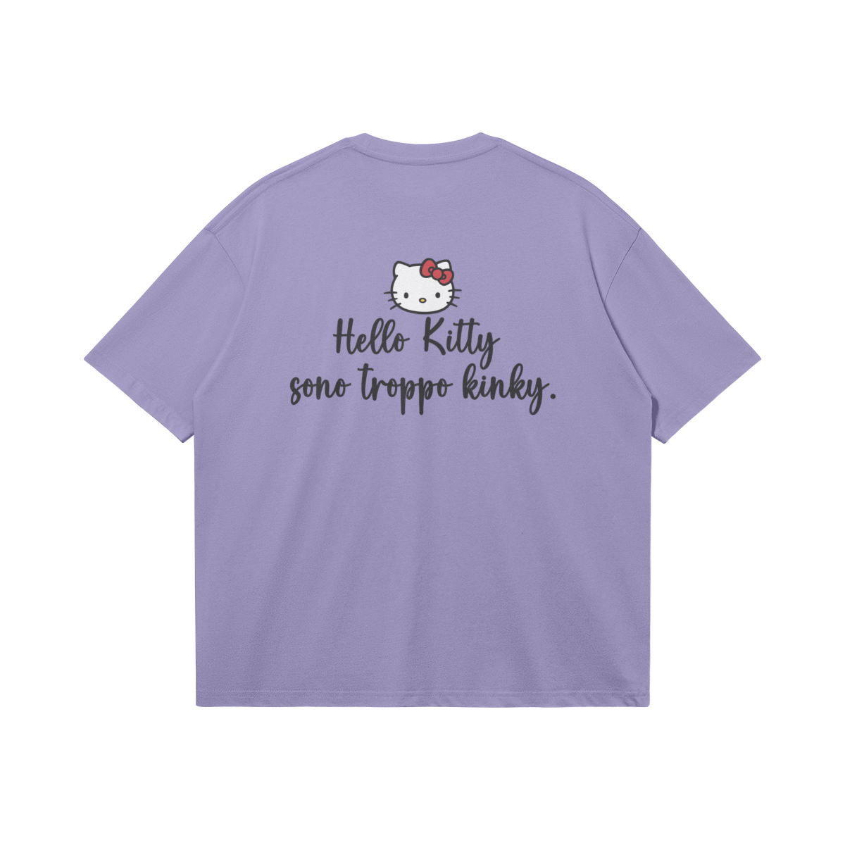 Anna "Hello Kitty-scritta nera" t-shirt