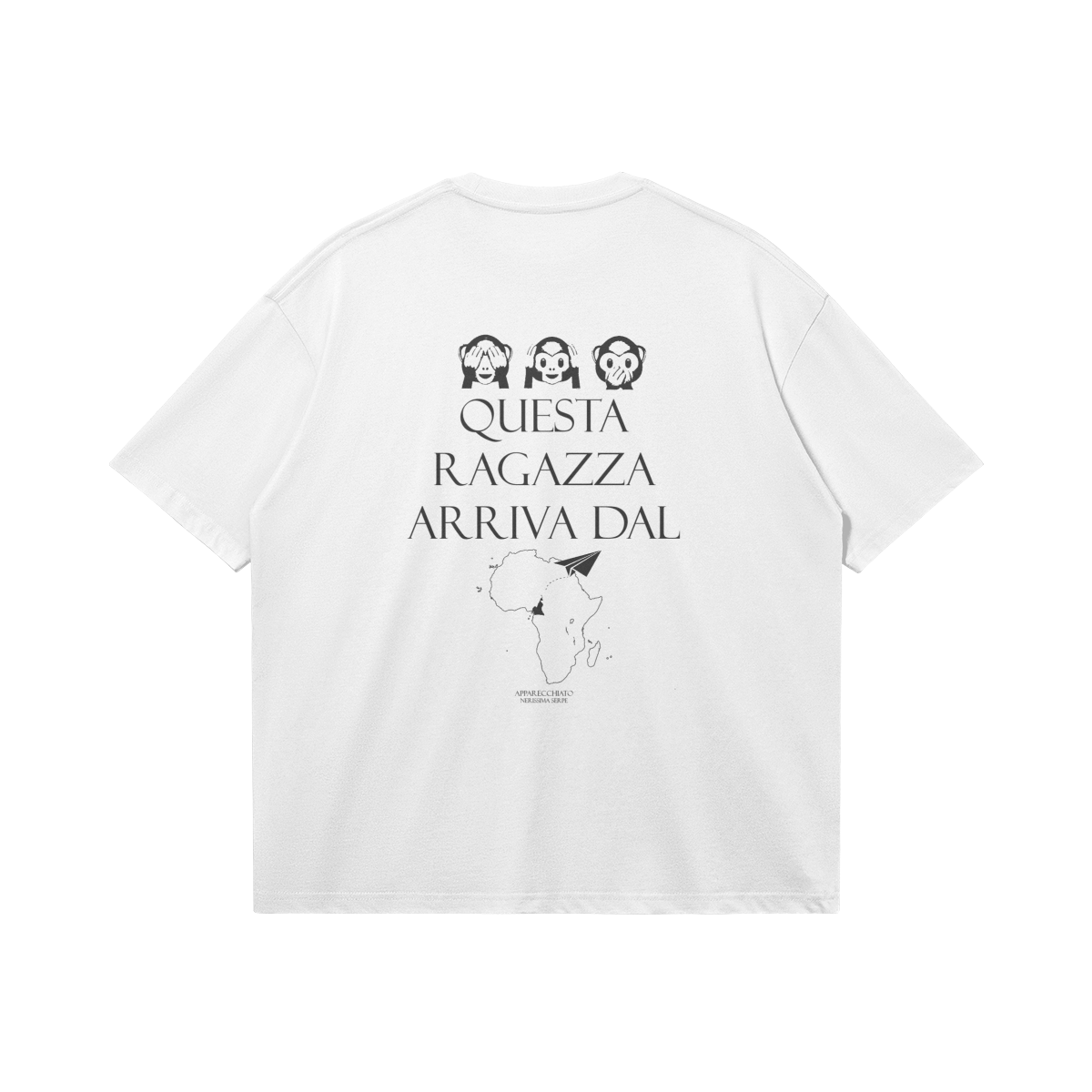 Nerissima "arriva dal" t-shirt