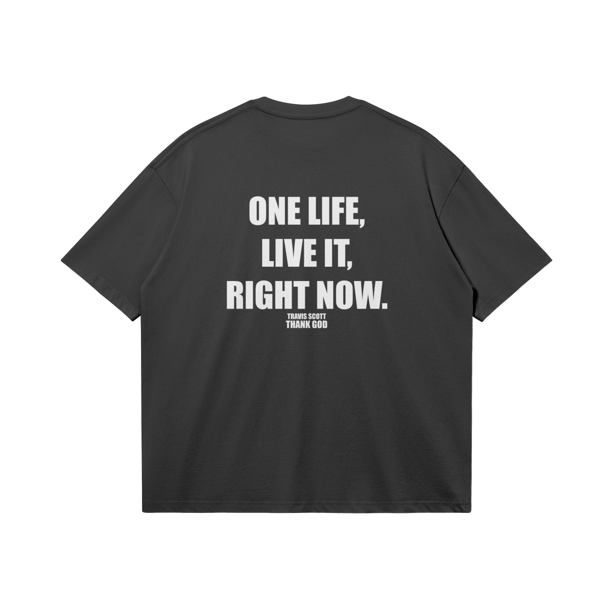 TRAVIS SCOTT "one life" black