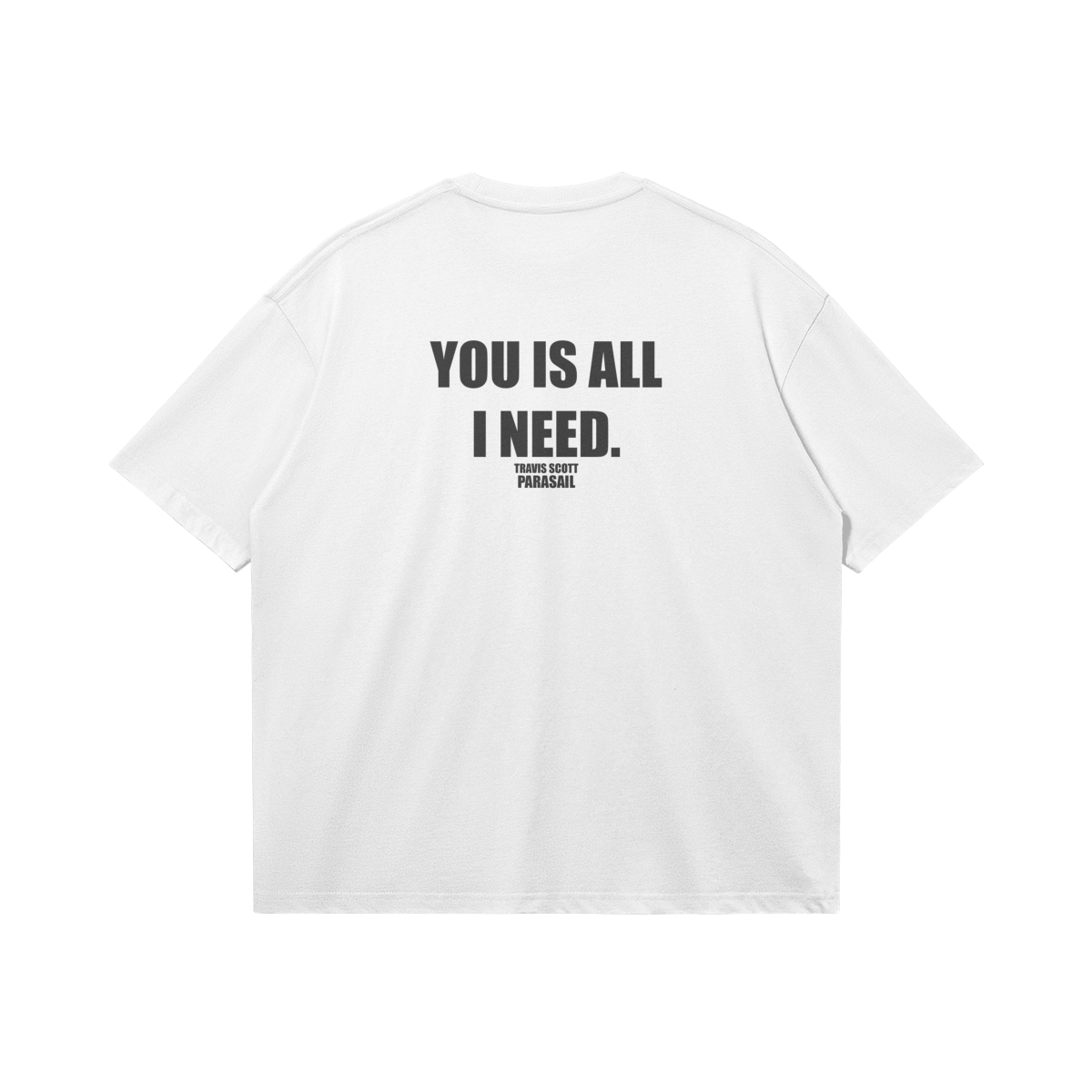 TRAVIS SCOTT "you is all" white