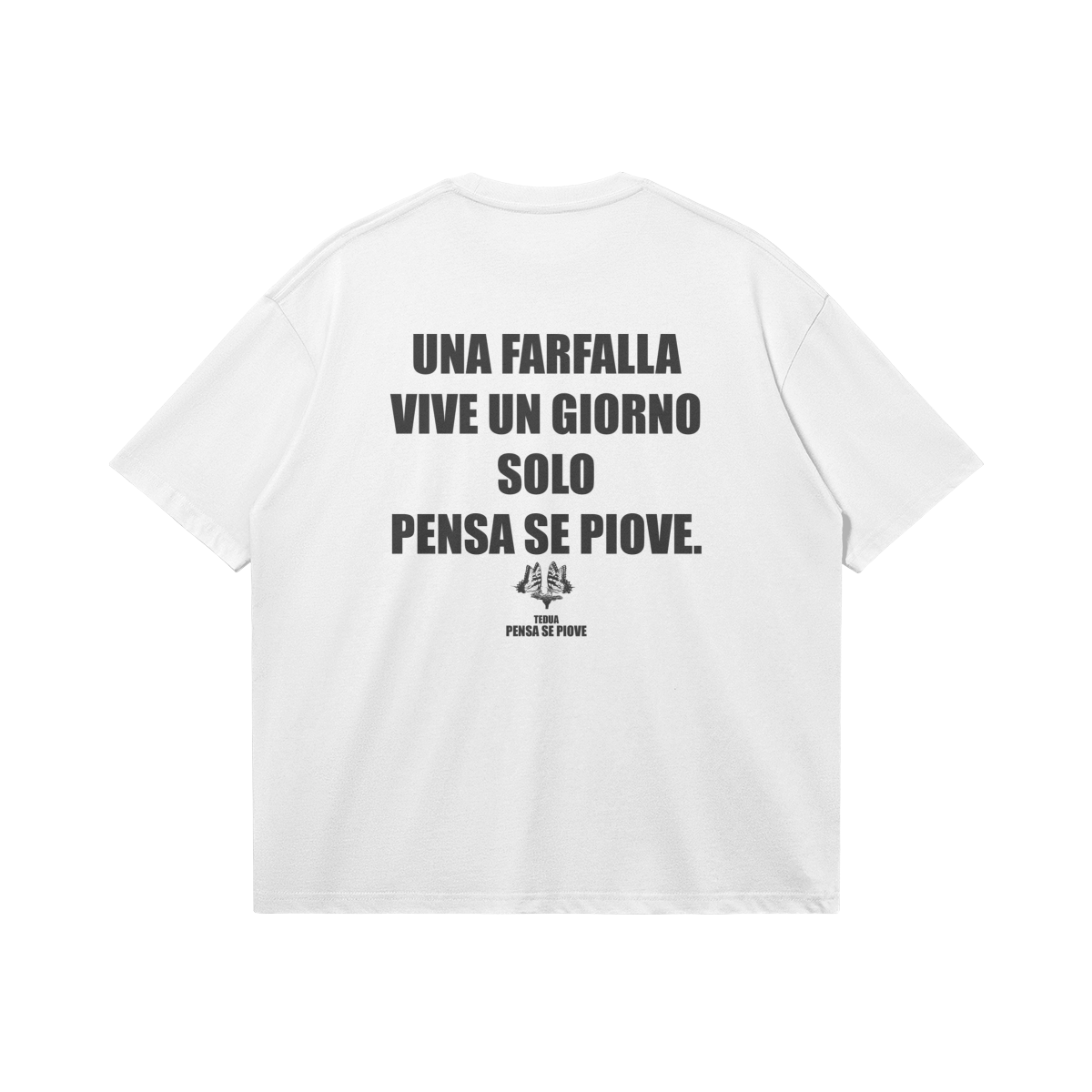 TEDUA "pensa se piove" white