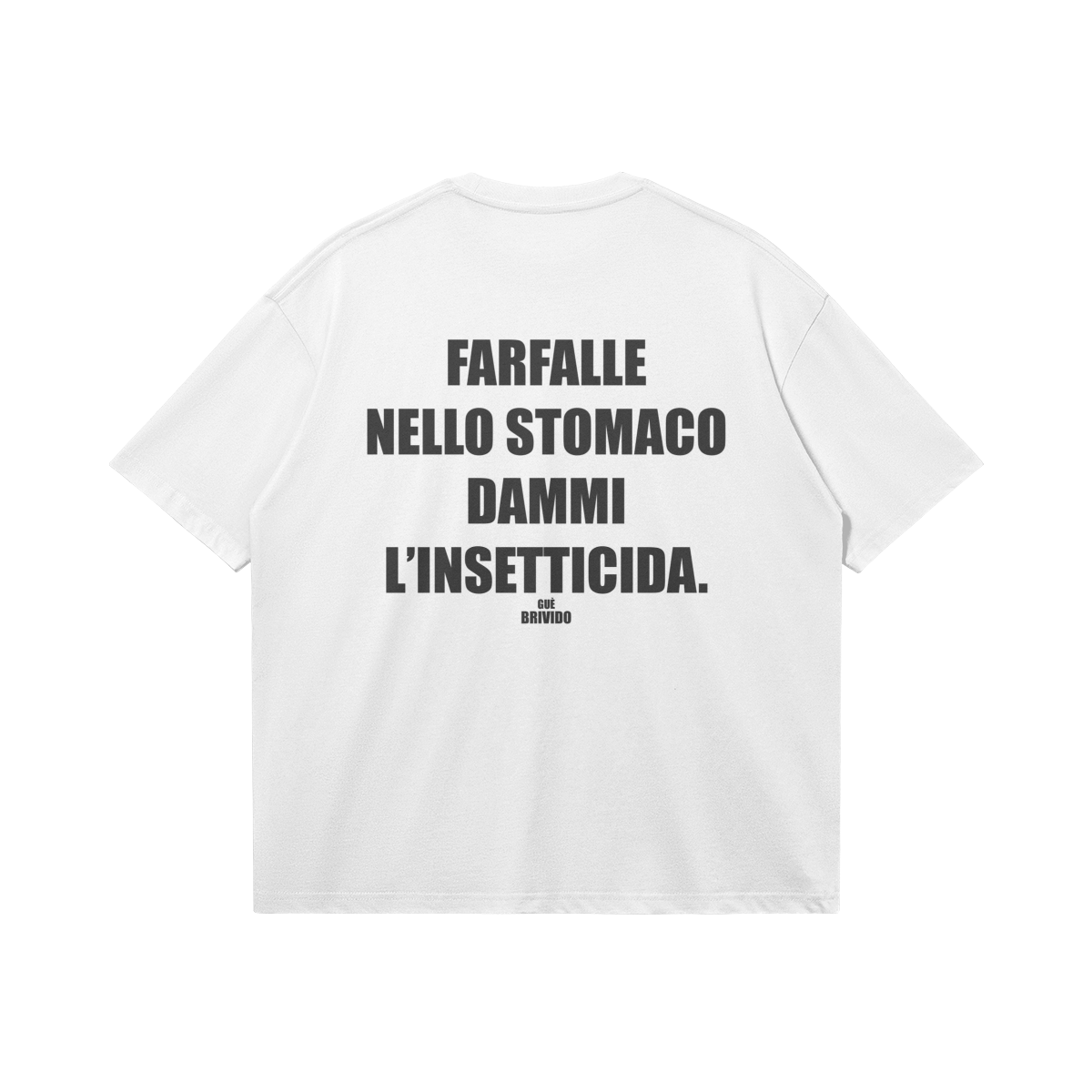 GUE' "farfalle nello stomaco" white