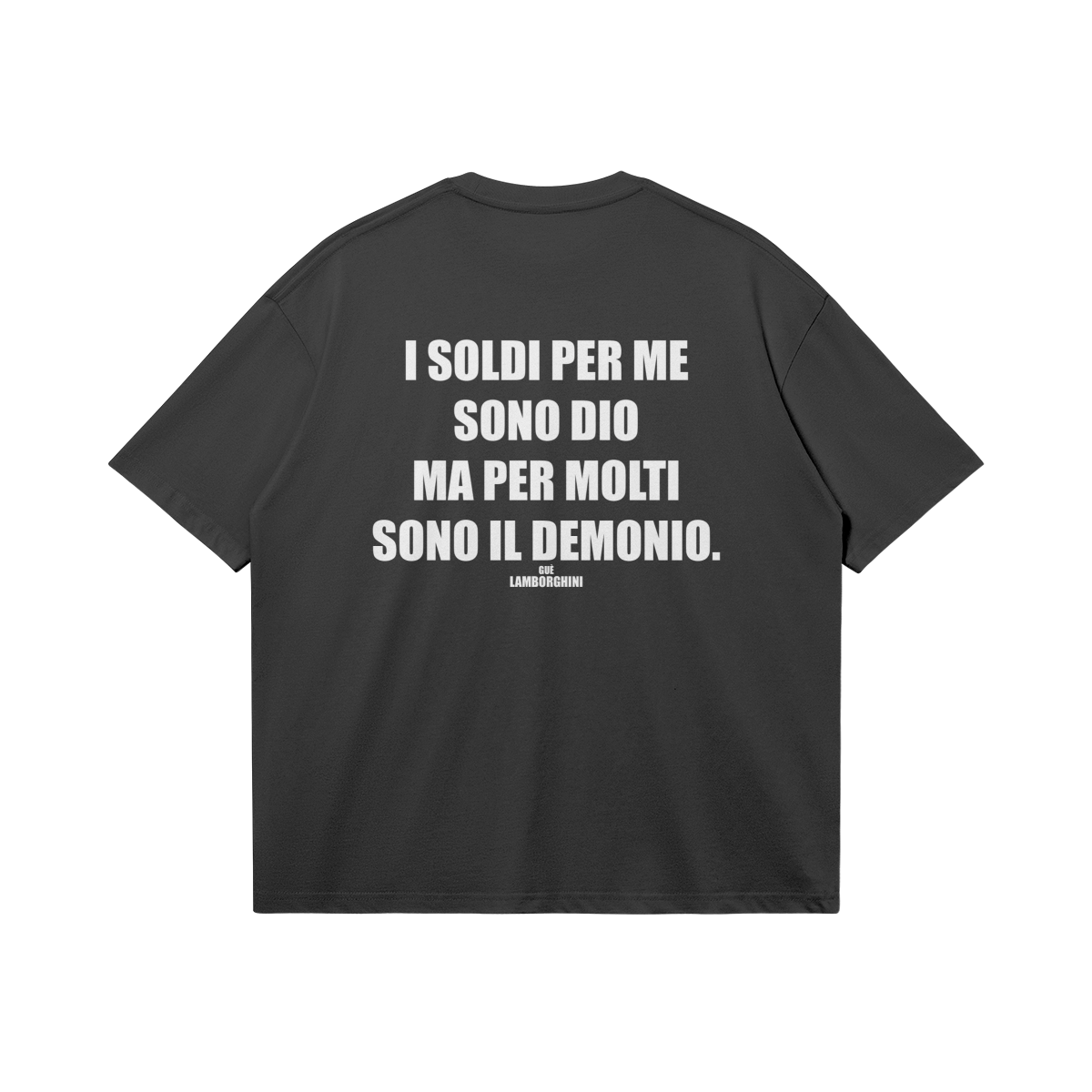 GUE' "per me sono dio" black