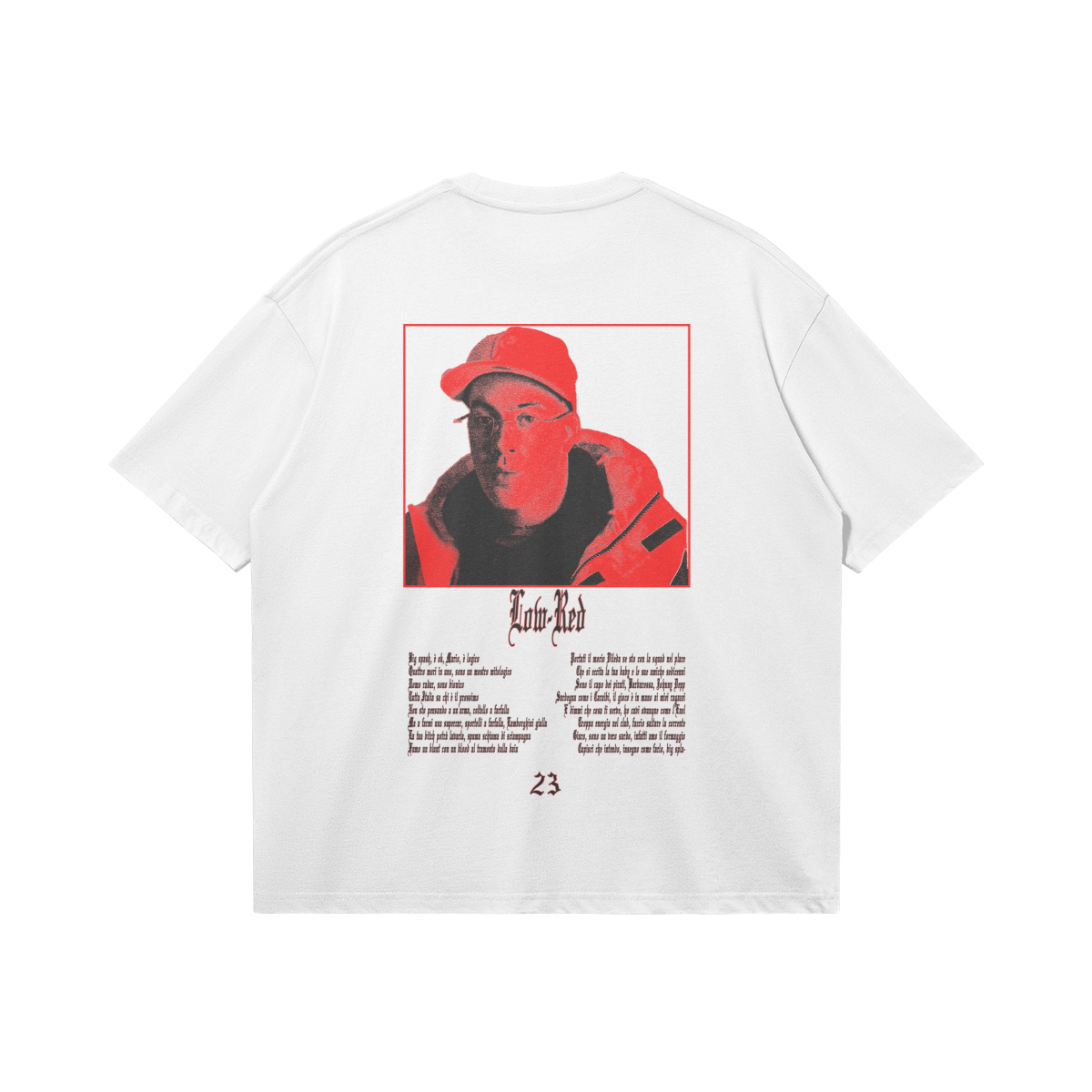 Players Club "low-red" graphic tee