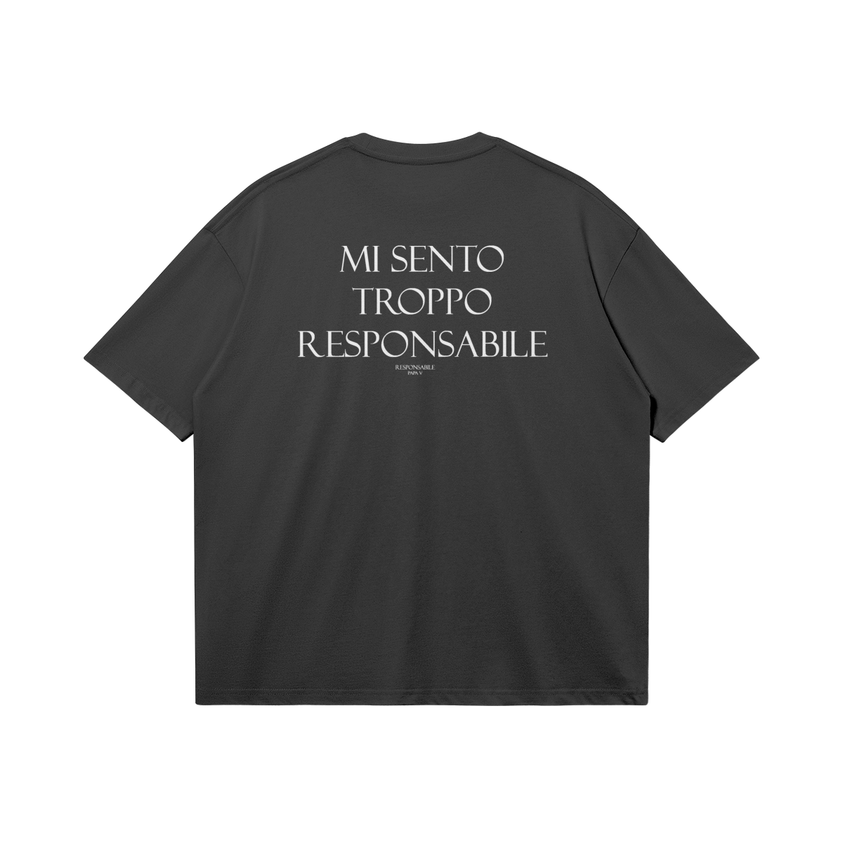 PapaV "responsabile" black t-shirt